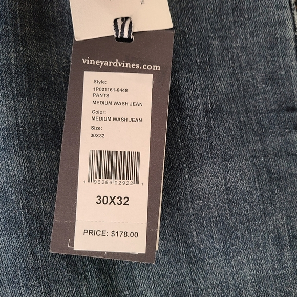 NWT Vineyard Vines Five Pocket Slim 30x32 - Picture 4 of 4